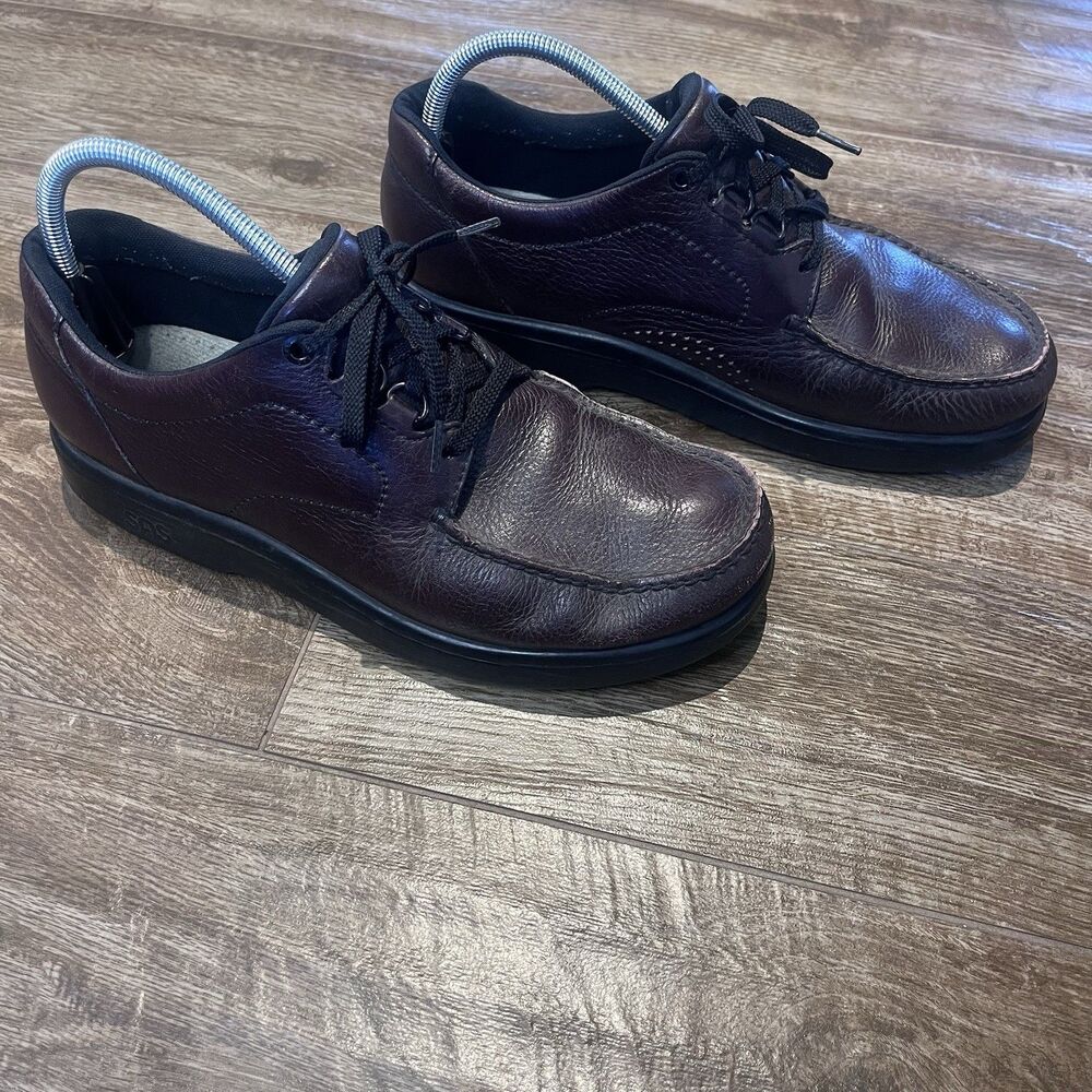 SAS Bout Time Oxford Shoes Mens 11 N Narrow Brown Lace Up Comfort  Diabetic USA